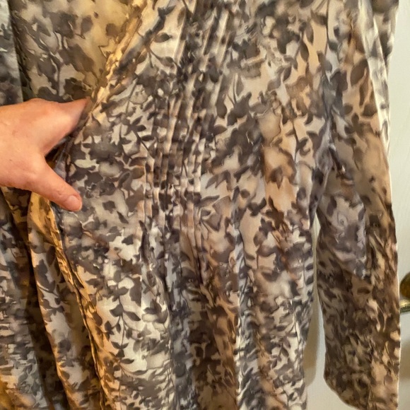 J. Jill long-sleeved gray tunic top - Picture 3 of 6